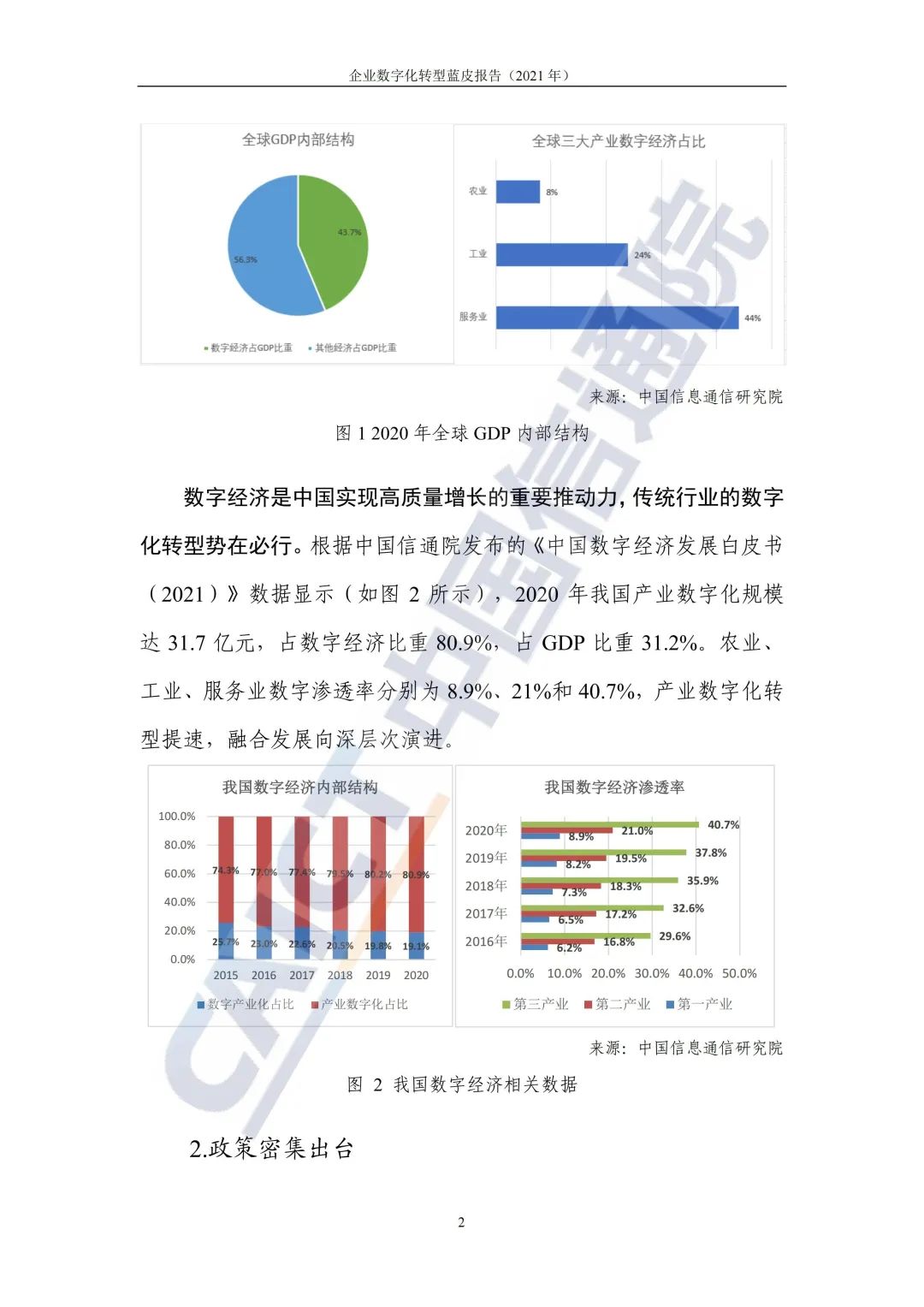 中國信通院：2021年企業(yè)數字化轉型藍皮報告