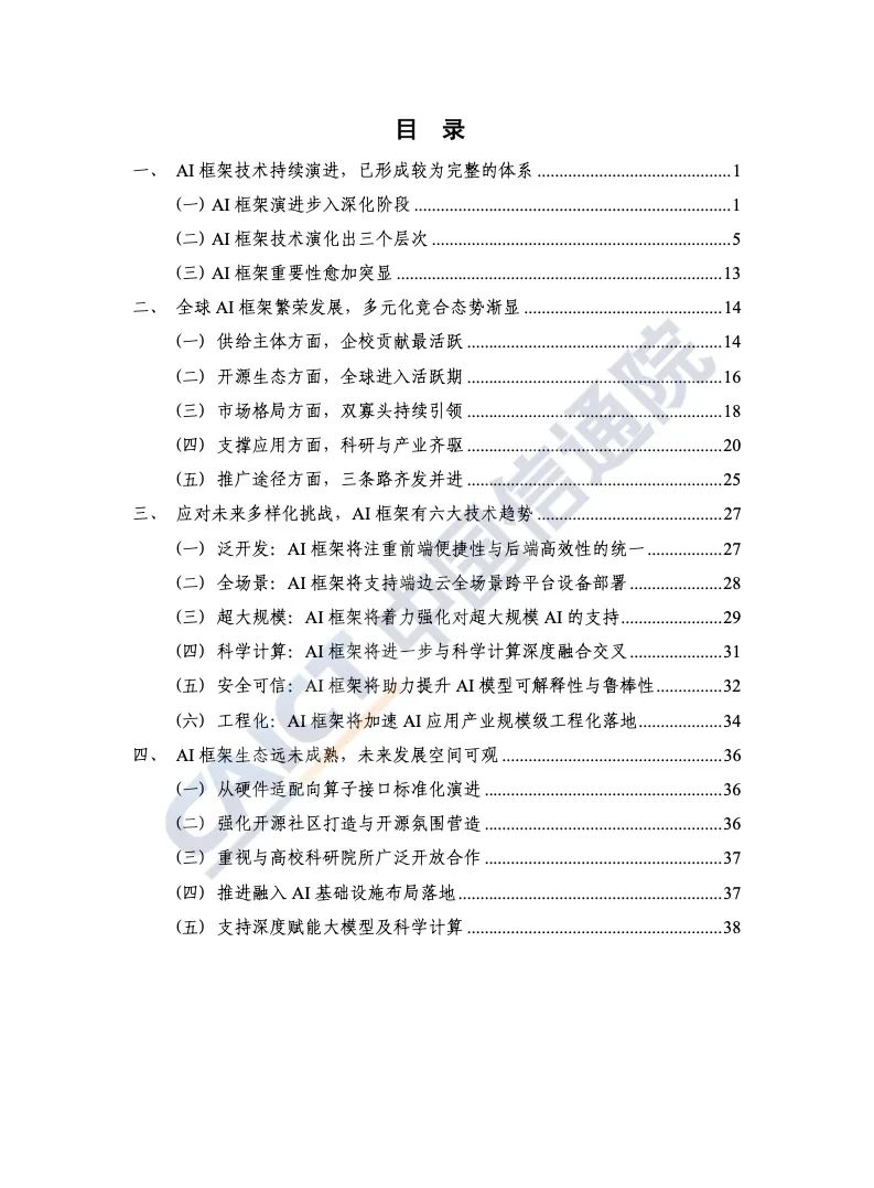 中國信通院：2022年AI框架發(fā)展白皮書(shū)