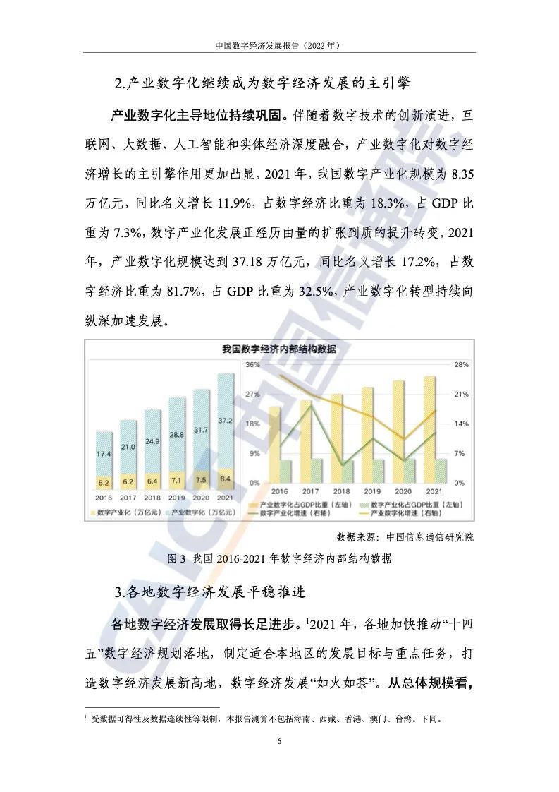 中國信通院：2022年中國數字經(jīng)濟發(fā)展報告