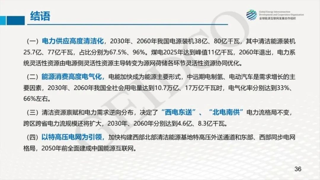 中國2030年能源電力發(fā)展規劃研究及2060年展望